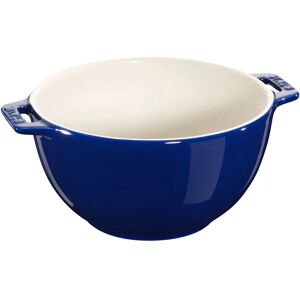 staub ceramique ciotola rotonda - 18 cm, blu scuro