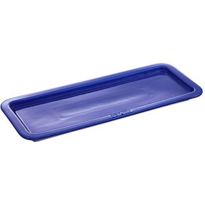 staub ceramique piatto da servizio rettangolare - 36 cm x 14 cm, blu scuro