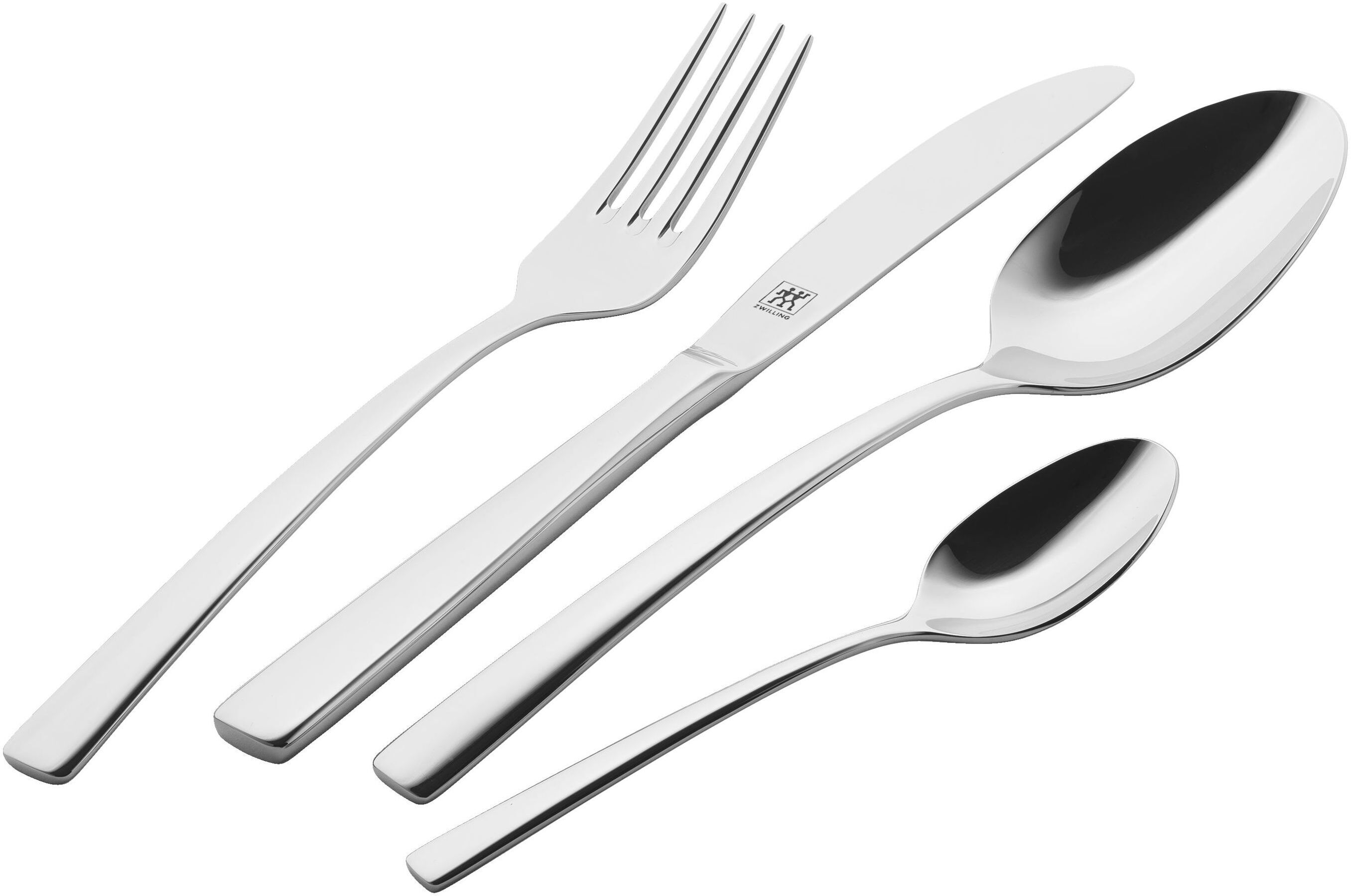 zwilling loft (polished) set di posate da degustazione - 30-pz., 18/10 acciaio inossidabile