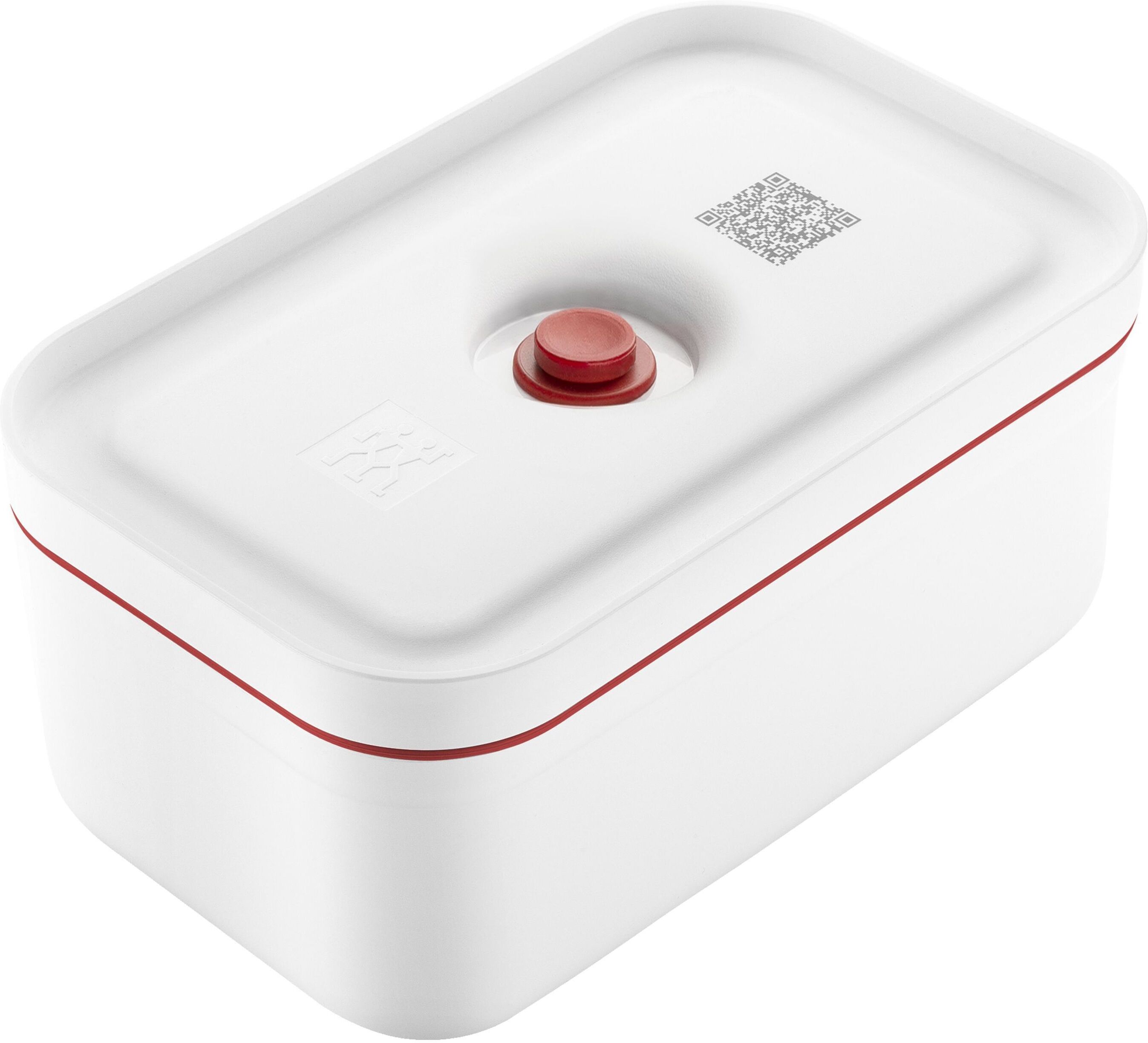 ZWILLING Fresh & Save Lunch box sottovuoto M, plastica, bianco-rosso