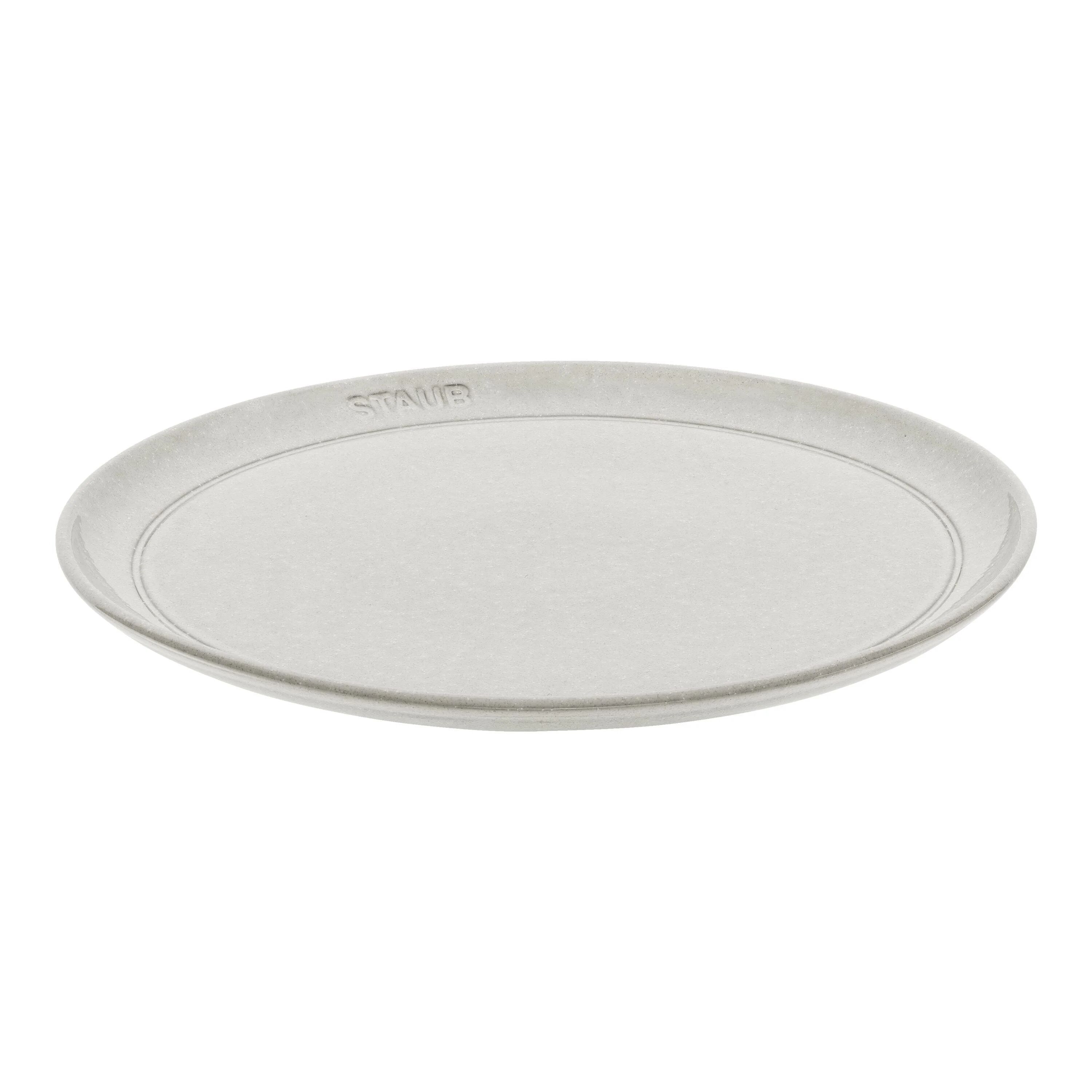 Staub Dining Line Piatto piano rotondo - 26 cm, tartufo bianco