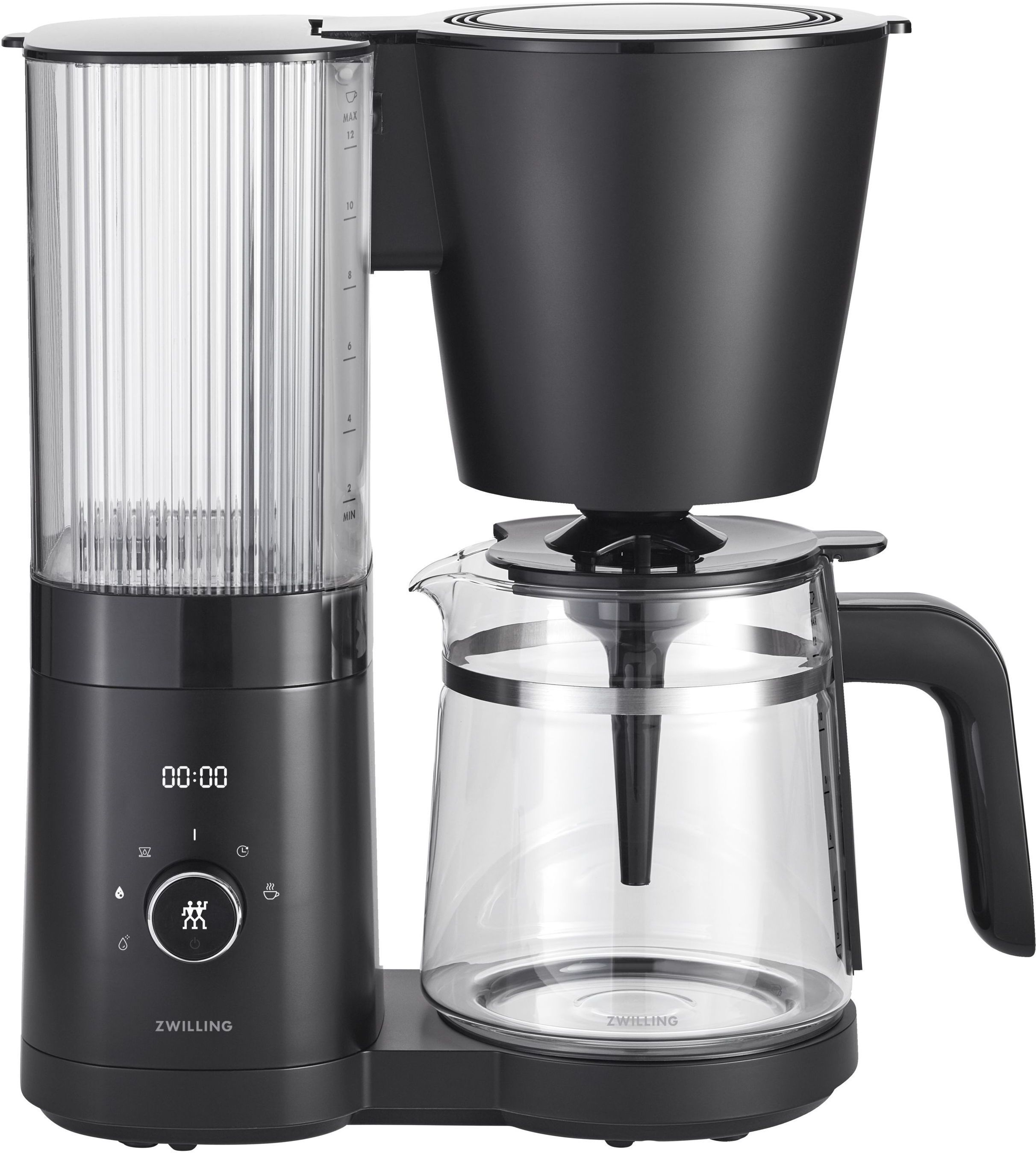 ZWILLING Enfinigy Macchina da caffè a filtro, 1,5 l, nero