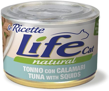 Life Cat Le Ricette Tonno con Calamari 150g