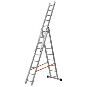 Gierre Modula AL415 - Scala Tripla Alluminio a Sfilo