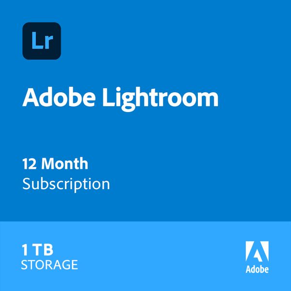 adobe lightroom   1 utente   1 anno   1 tb di spazio di archiviazione cloud