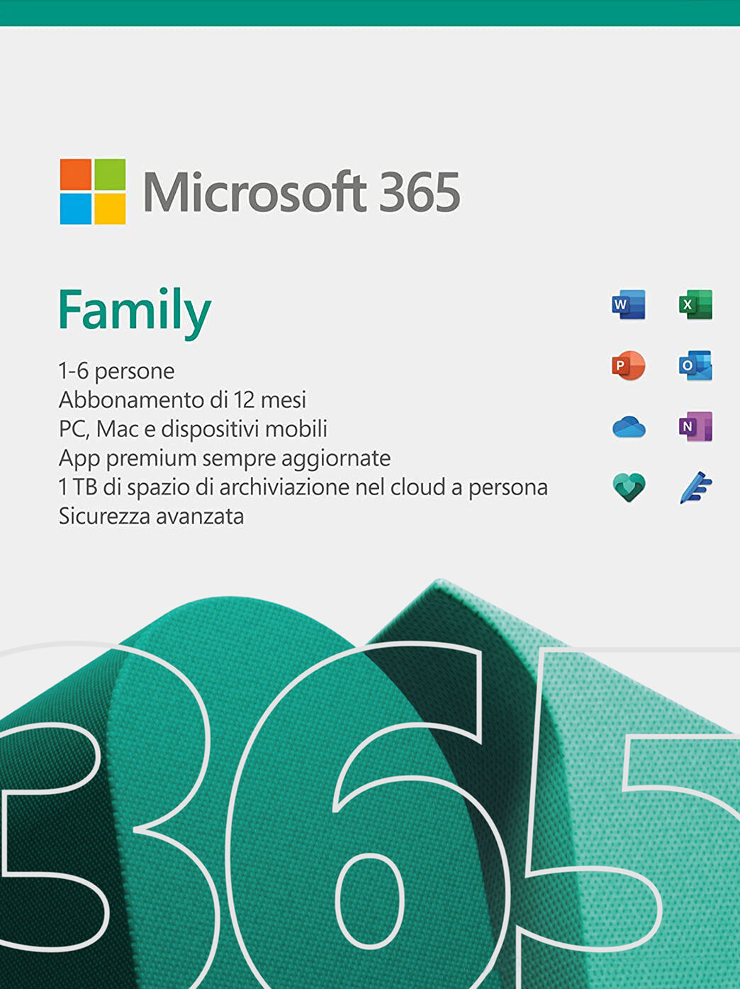 Microsoft Office 365 Home 6Utenti 1 anno