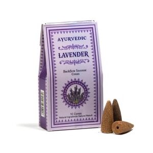 Ayurvedic Lavanda 10 coni Backflow Incense