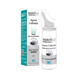 CABASSI & GIURIATI NUTRIVA Argento colloidale Spray naso e orecchie bambini 30 ml