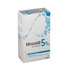 LABORATOIRES BAILLEUL S.A. MINOXIDIL BIORGA*Soluzione Cutanea 3 Flaconi al 5% Consegna GRATIS