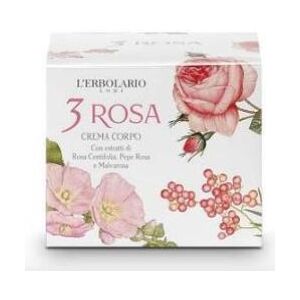 L'ERBOLARIO Srl L'Erbolario 3 Rosa Crema Corpo Vaso da 200 ml