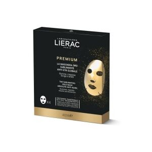 Lierac Maschera Premium Oro Sublimante Anti-Età 4 Pezzi da 20ml