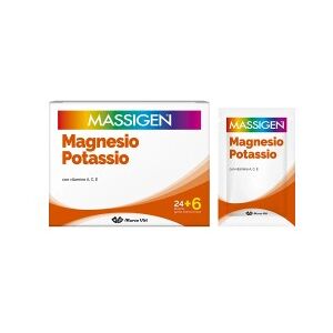 MARCO VITI SPA MASSIGEN Magnesio Potassio 24+6 Bustine da 6g