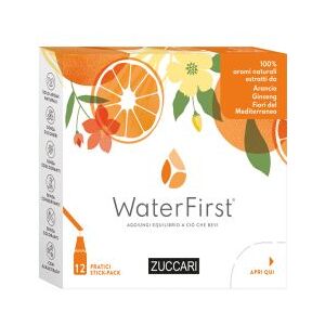 ZUCCARI Srl WATERFIRST ARANCIA GINSENG FIORI DEL MEDITERRANEO 12STK