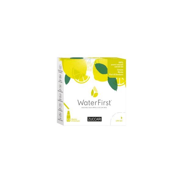 zuccari srl waterfirst limone, menta e fiori di sambuco 12 stick