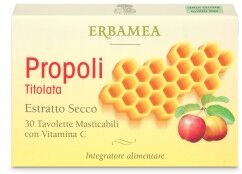 ERBAMEA Propoli 30 Tavolette Masticabili