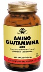 Solgar AMINO GLUTAMMINA 500 50 CAPSULE VEGETALI