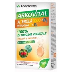 Arkopharma Arkovital Acerola 1000+D3 20 cpr effervescenti