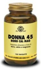 Solgar DONNA 45 BORO CALCIO MAGNESIO 100 TAVOLETTE