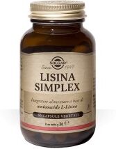 Solgar LISINA SIMPLEX 50 CAPSULE VEGETALI