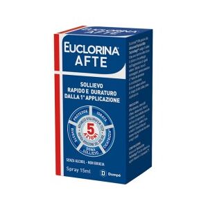DOMPE' FARMACEUTICI SpA Euclorina Afte Spray Flacone da 15 ml