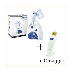 Corman Omron Aerosol A3 Complete + Termometro Infrarossi e Doccia Nasale