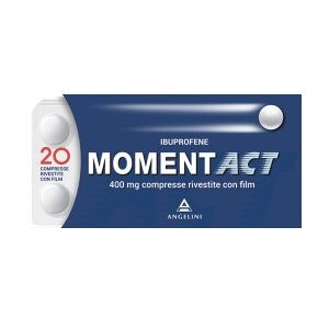 ANGELINI SpA MOMENT ACT 20 Compresse Rivestite 400 mg Ibuprofene