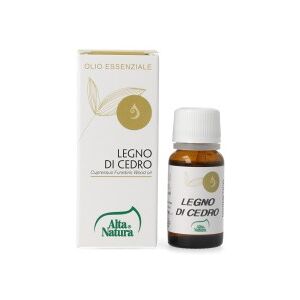 ALTA NATURA-INALME Srl Alta Natura Essentia Olio Essenziale Legno di Cedro Flacone da 10 ml