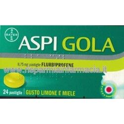 Bayer ASPI GOLA 24 PASTIGLIE OROSULIBILI FLURBIPROFENE
