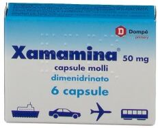 DOMPE' FARMACEUTICI SpA Xamamina Dimenidrinato 6 Capsule Molli