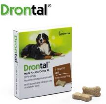 Bayer Vetiquinol Drontal Multi Aroma Carne XL 2 compresse