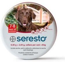 Bayer SERESTO Collare Per Cani Sopra 8KG