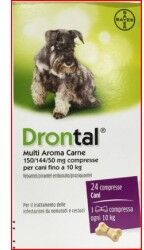 Bayer DRONTAL MULTI Aroma CARNE 24 Compresse Cani