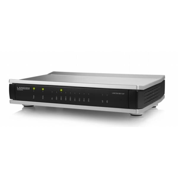 Lancom Systems 884 VoIP router cablato Gigabit Ethernet Nero, Argento