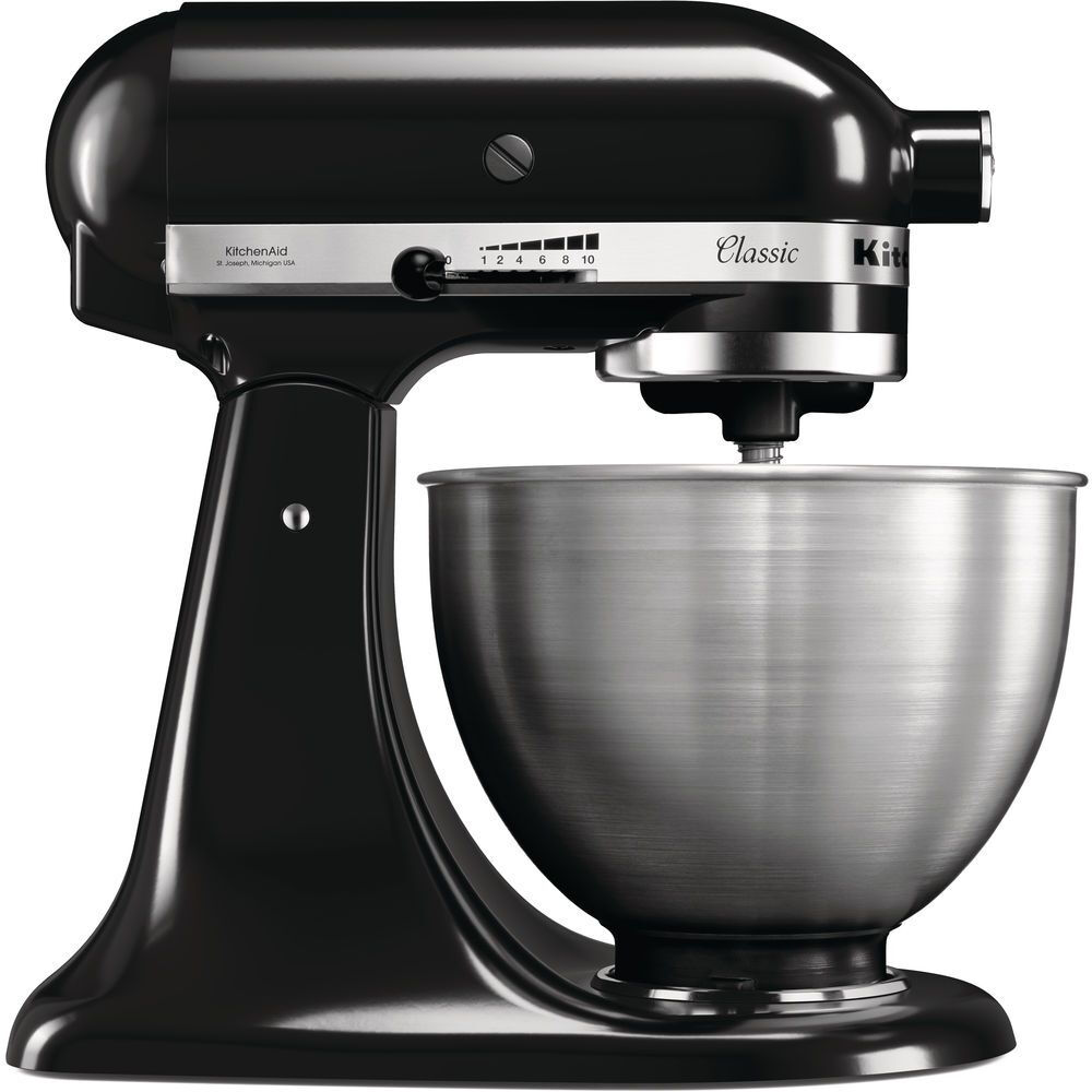 KitchenAid Classic robot da cucina 275 W 4,3 L Nero, Metallico