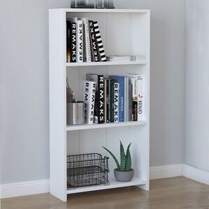 garneroarredamenti Libreria ufficio design moderno 56x108cm bianco opaco Bastiglia