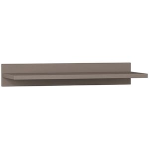 garneroarredamenti Mensola a muro moderna 60x22cm rovere scuro Frisa