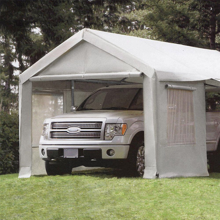 garnero arredamenti box auto tenda garage gazebo samuele bianco con finestre laterali 3x6