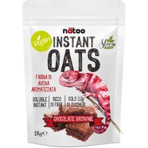 Natoo Instant Oats Farina d'avena Cioccolato Brownie 1kg