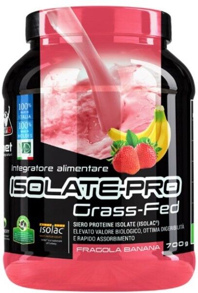 Net Integratori Isolate Pro Grass-Fed Fragola Banana 700g