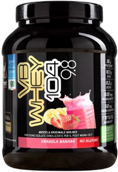 Net Integratori Vb Whey 104 Optipep 9.8 Fragola e Banana 450g