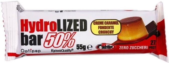 Pro Nutrition Barretta Hydrolyzed 55gr Caramello Fondente Crunchy