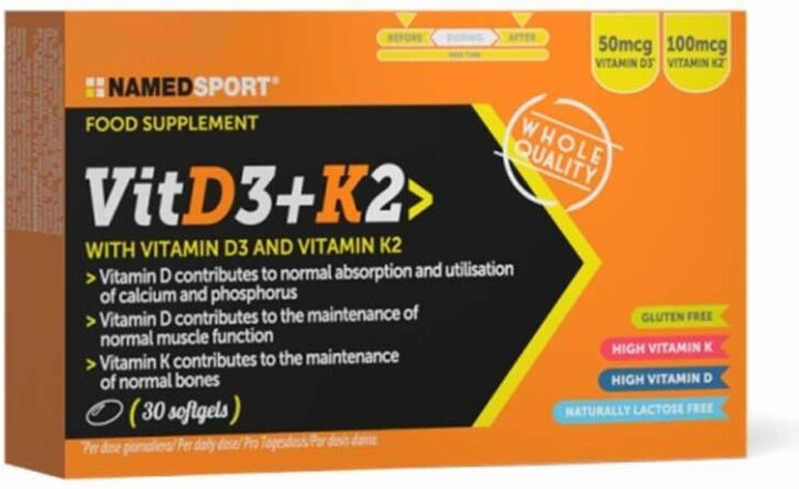 Namedsport - Super Food Named Sport VITD3+K2 30 Softgels