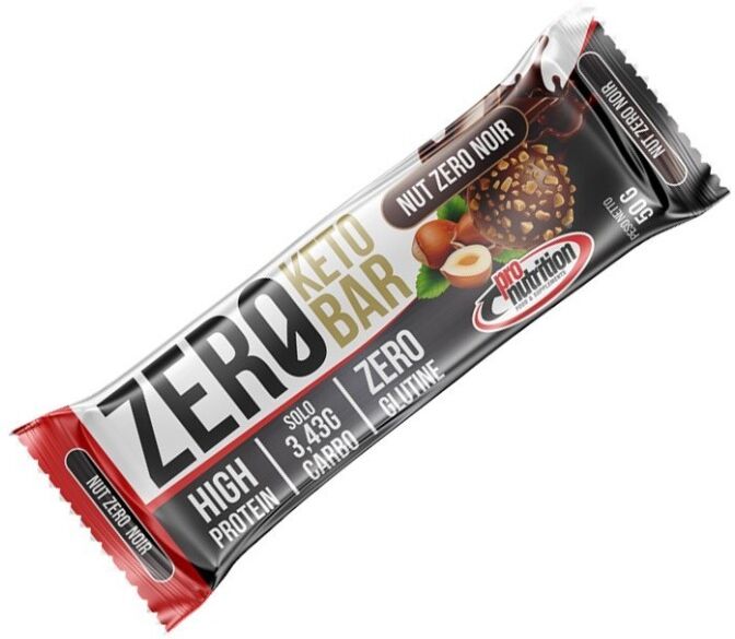 Pro Nutrition Barr Zero Keto 50 gr Nut Zero Noir