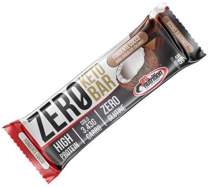 Pro Nutrition Barr Zero Keto 50 gr Fondente Cocco