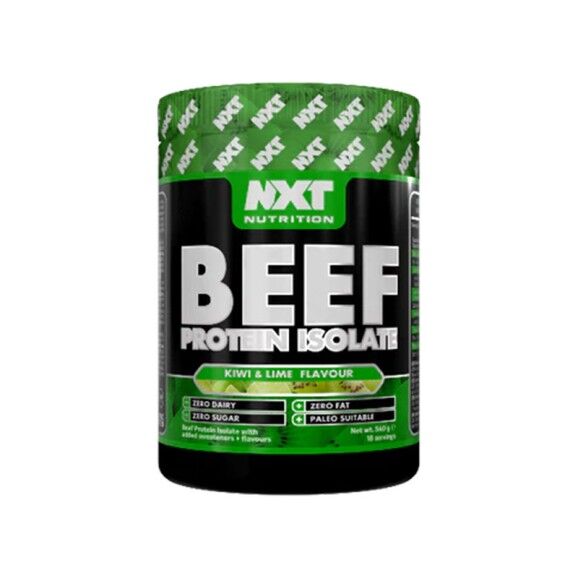 Nxt Nutrition Beef Protein Isolate Kiwi & Lime 540g