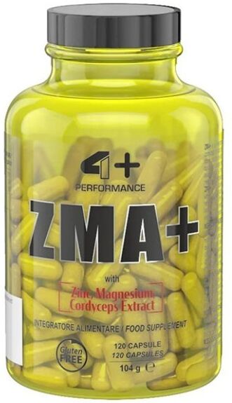 4+ Nutrition ZMA+ 120 Capsule