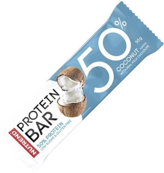 Nutrend , Protein Bar 50 Coconut, 50 g