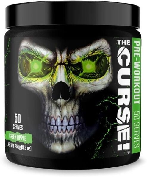 Jnx Sports The Curse! Pre-Workout Green Apple 50 Serves