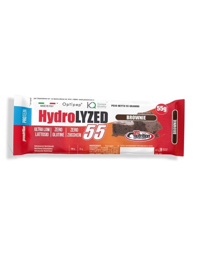 Pro Nutrition Barr 55 gr Hydrolized 50% Brownie 55 gr
