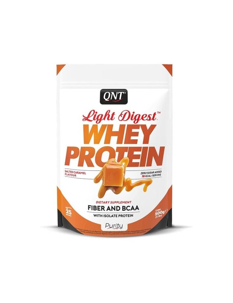 QNT Light Digest whey protein Caramello Salato 500g